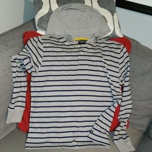 Chaps Hooded Long Sleeve Shirt